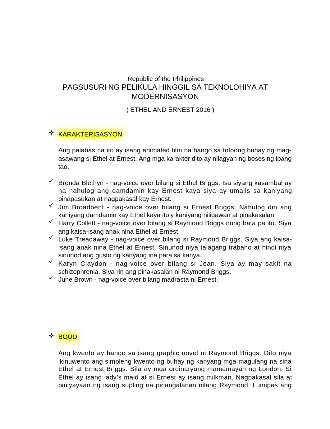 Pagsusuri sa pelikulang hinggil sa teknolohiya at modernisasyon ( Ethel and Ernest ).docx_du1ytg3jkmp_page1