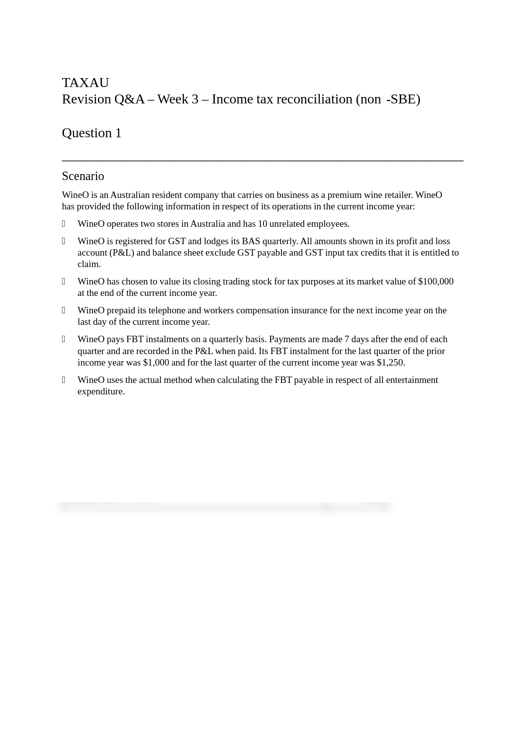 TAXAU221 - TT Q&A - Week 3 - Income tax rec (non-SBE) - Solutions handout - 19.05.21.pdf_du1z1j2rjay_page1