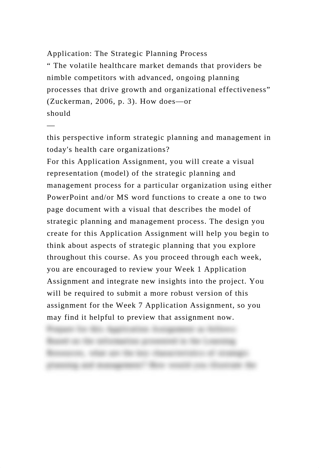 Application The Strategic Planning Process" The volatile healthca.docx_du22zf8et1a_page2