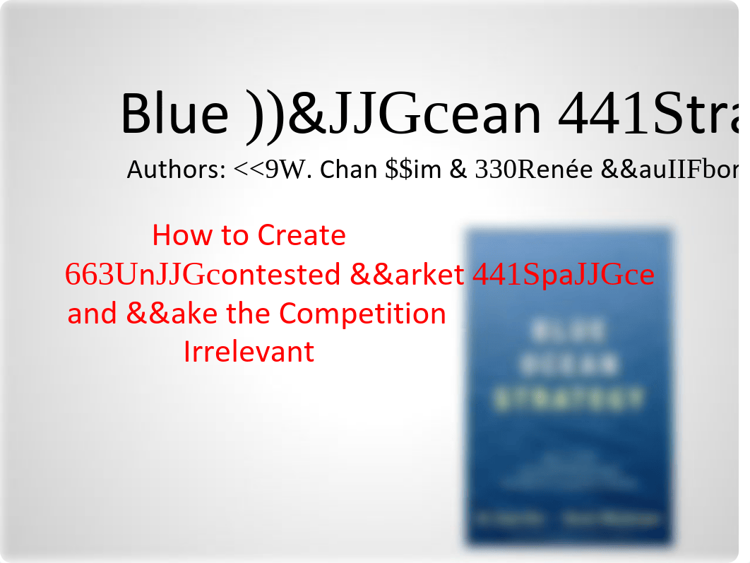 blue ocean strategy presentation_du2dzt6fm0d_page1