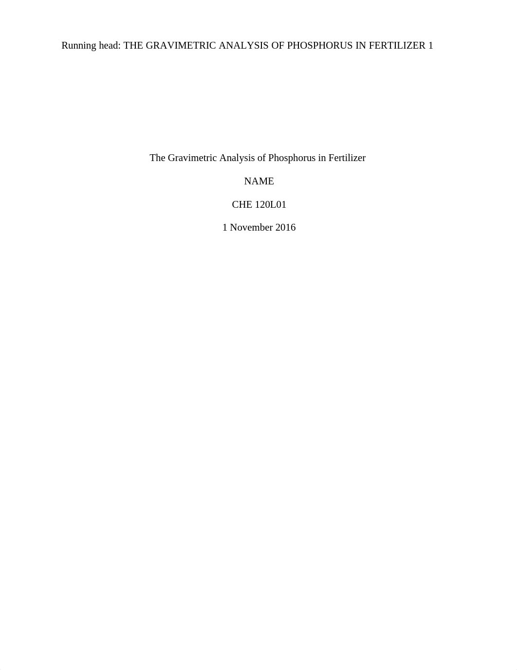 The Gravimetric Analysis of Phosphorus in Fertilizer_du2johxdz51_page1