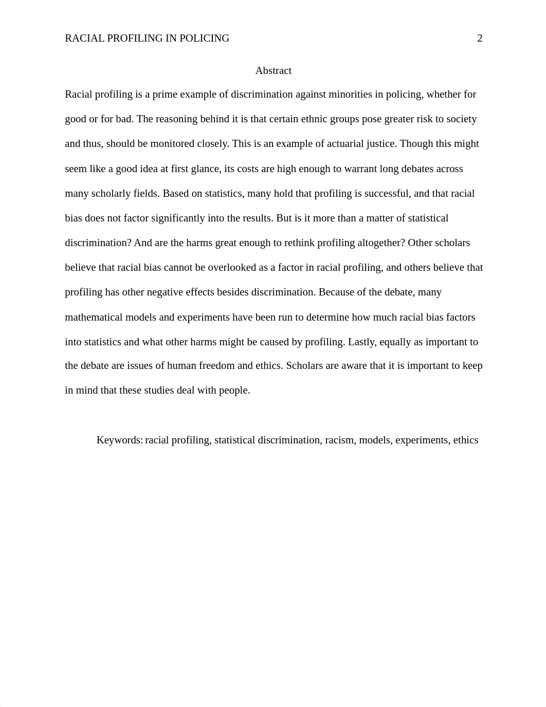 Racial Profiling in Policing - Austin Green - CRIM 1000.docx_du2ky5e5hfa_page2