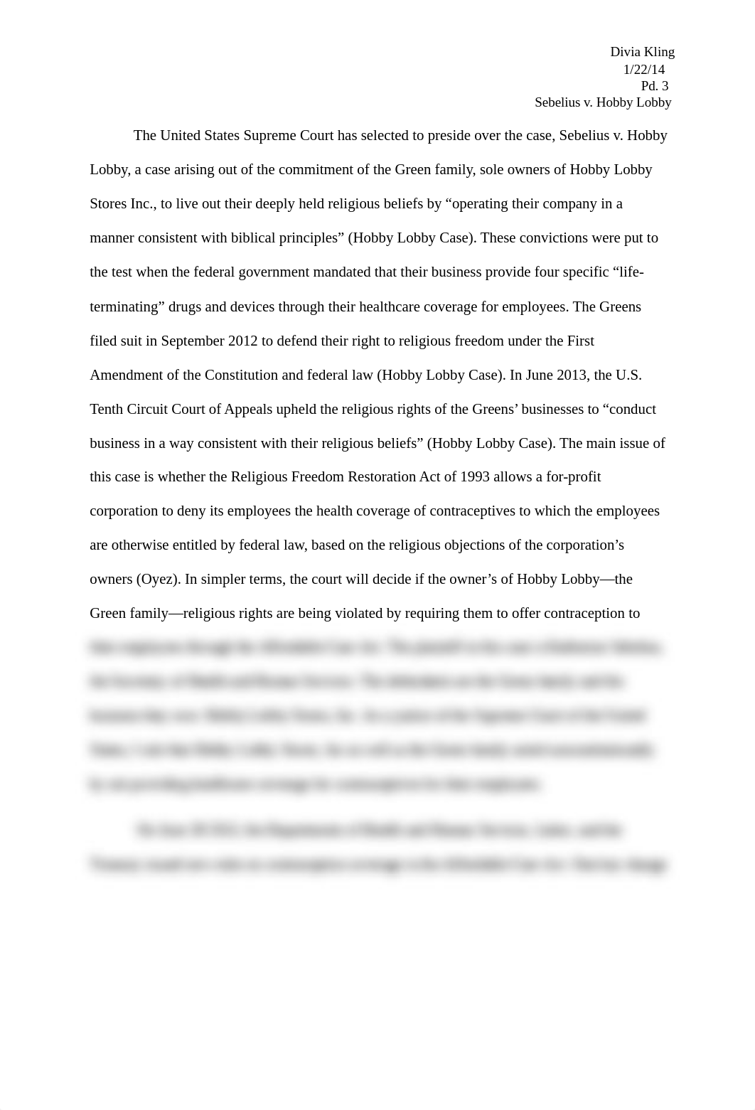 hobby lobby opinion essay_du2mo4zj34h_page1