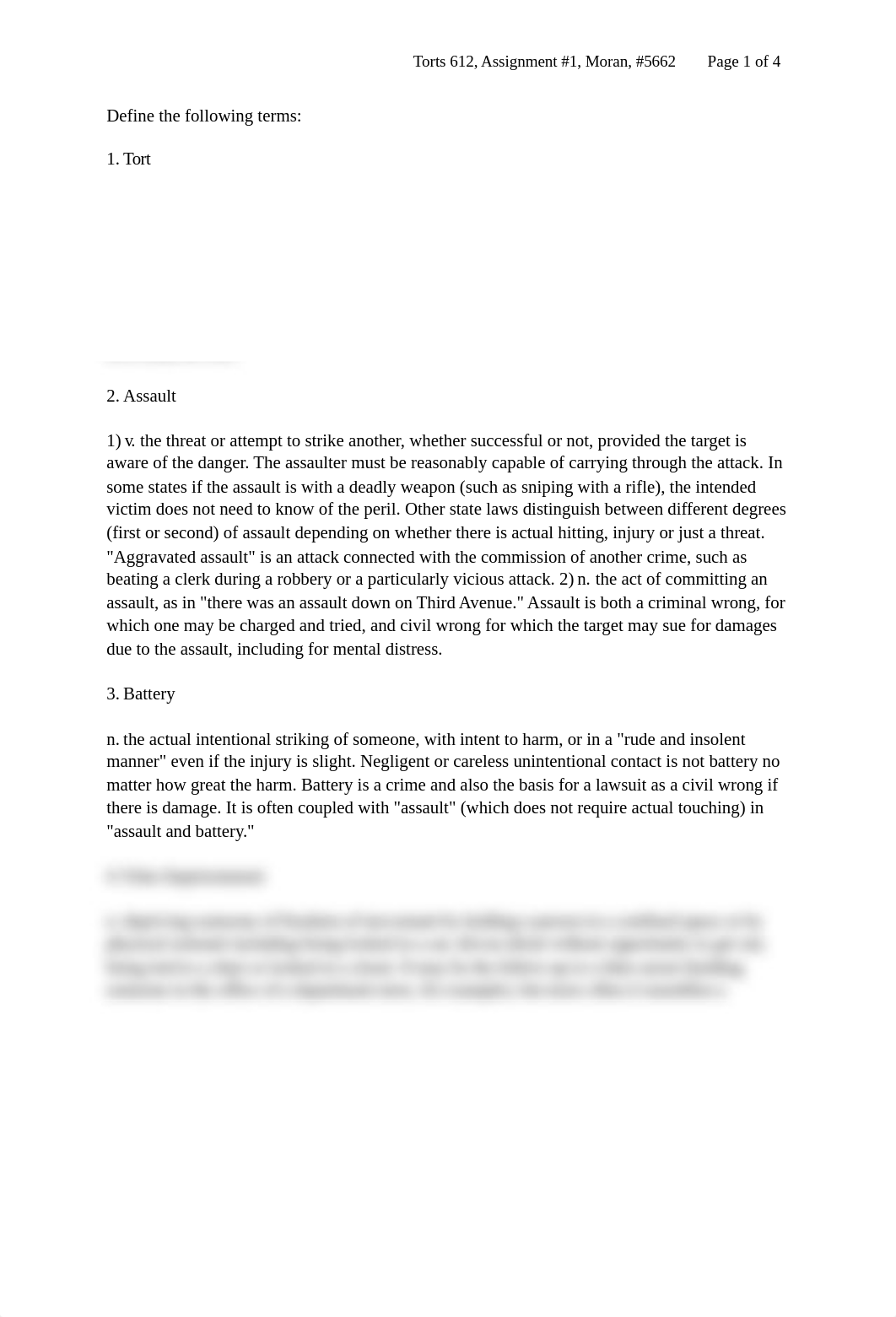 Torts612Assignment1Moran5662(3)_du2vui956xu_page1