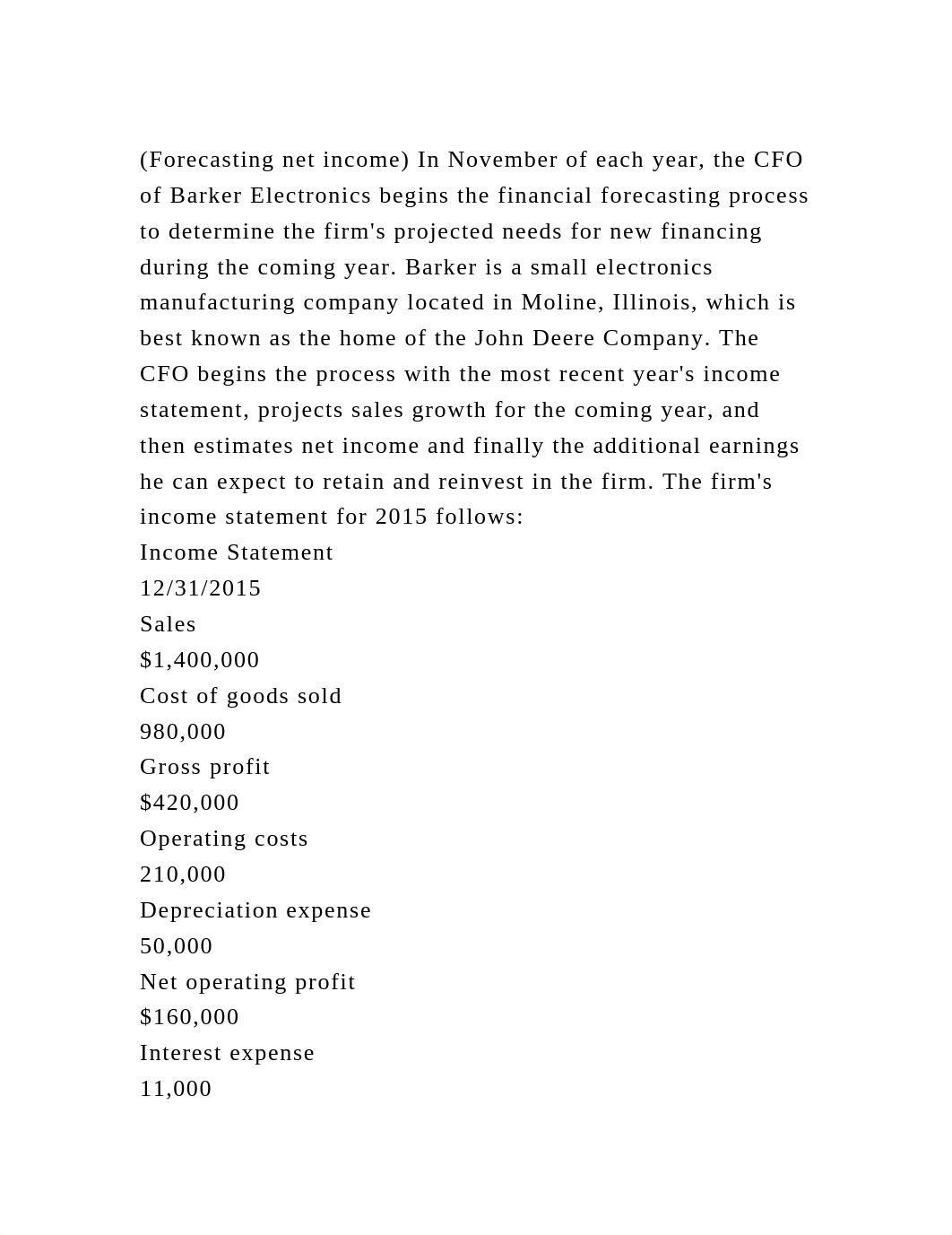 (Forecasting net income) In November of each year, the CFO of Barker.docx_du3nqd01u7f_page2