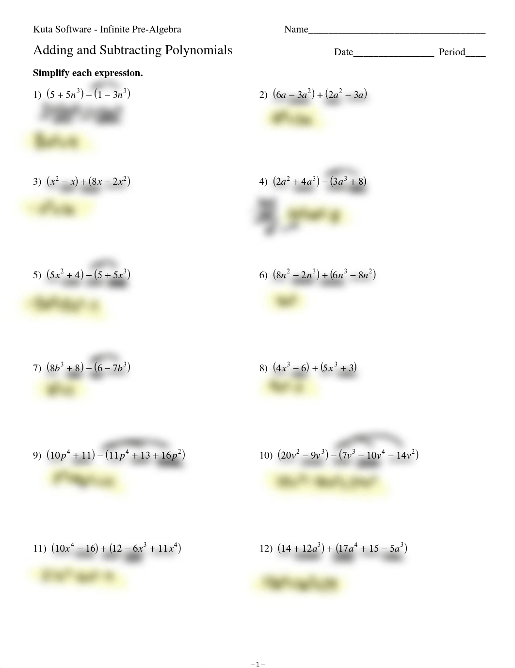 student practice Adding and Subtracting Polynomials.pdf_du3oj1a7pvn_page1