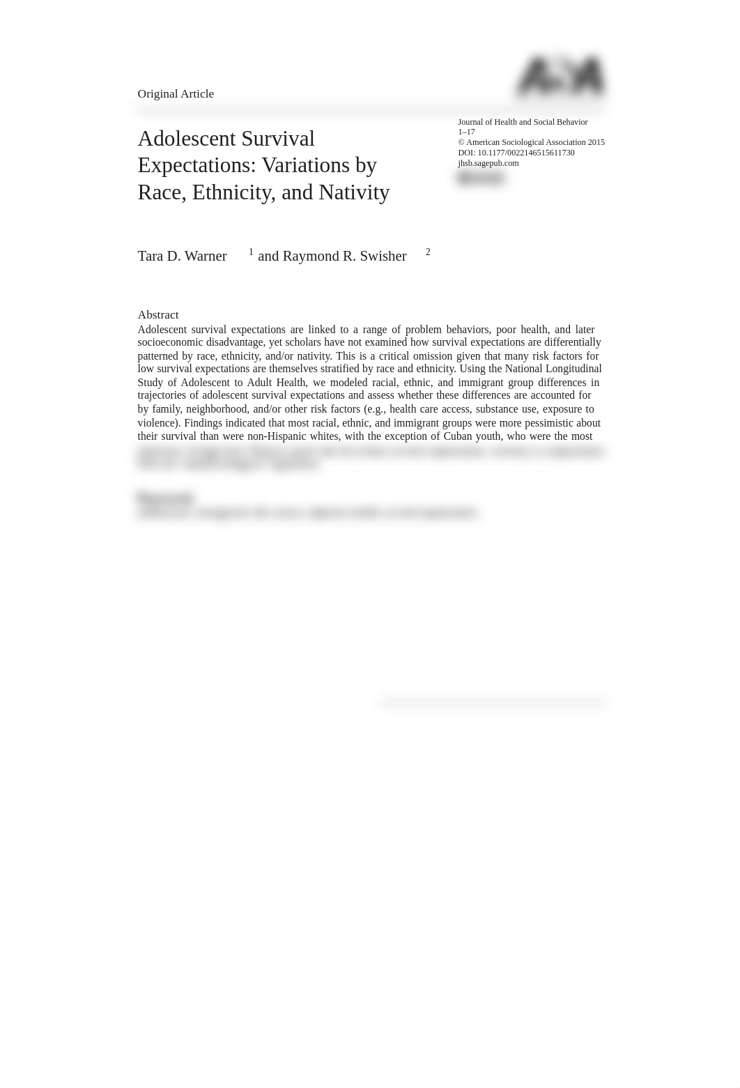 Warner and Swisher, Adolescent Survival Expectations by Race, Ethnicity, and Nativity (1)_du4ch5w3t6x_page1