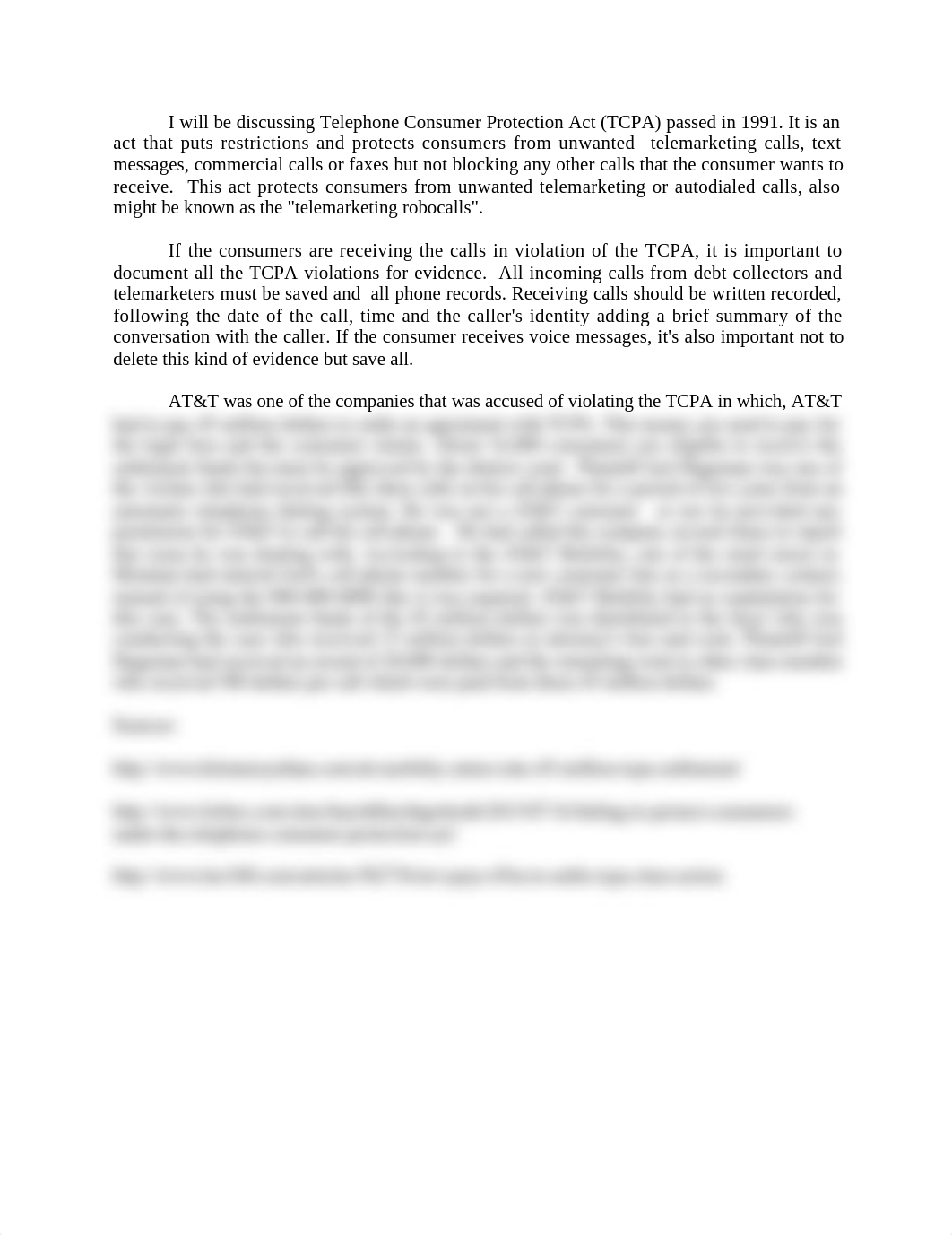 Telephone Consumer Protection Act passed in 1991_du4gom7267o_page1