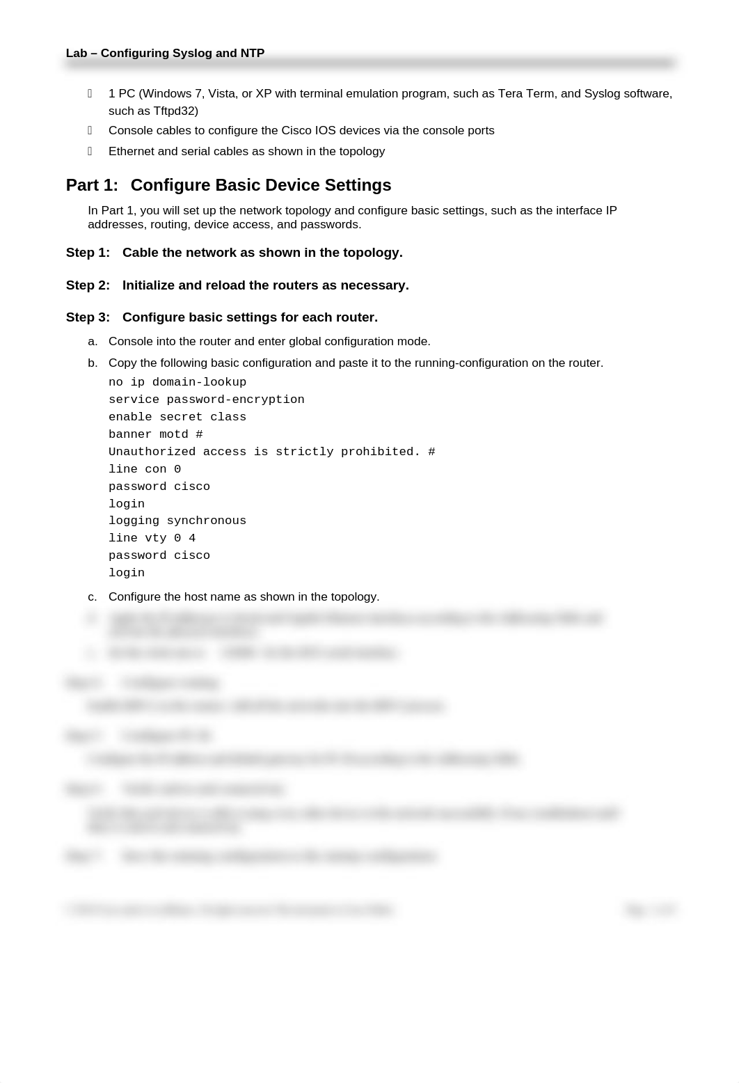 10.2.3.6 Lab - Configuring Syslog and NTP_Numbered Snyder.docx_du4juynj69j_page2