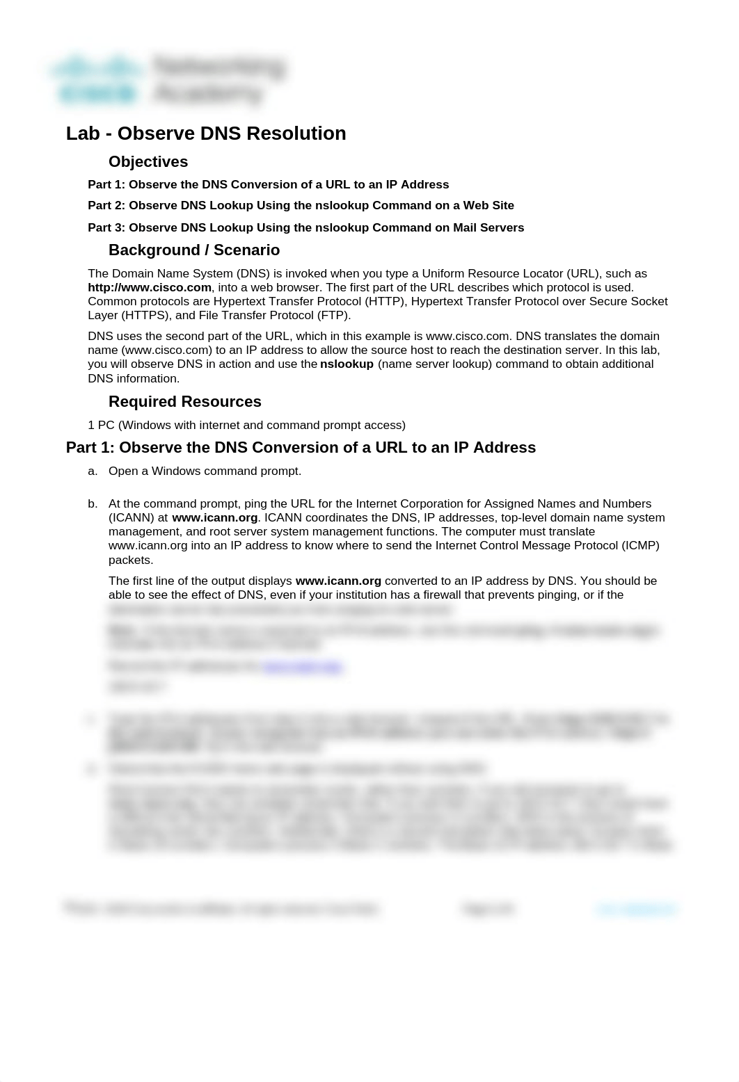 15.4.8 Lab - Observe DNS Resolution.docx_du4kkq1bgyl_page1