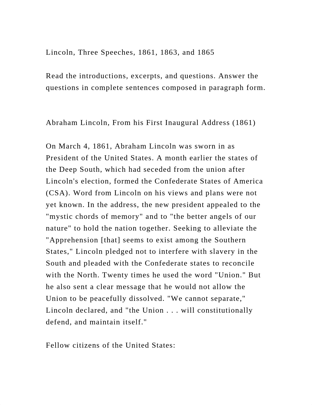 Lincoln, Three Speeches, 1861, 1863, and 1865Read the introducti.docx_du4oasv7lc0_page2