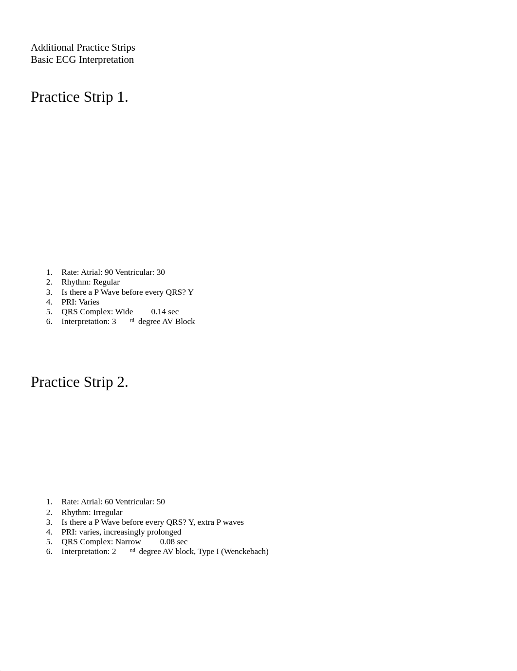 Basic EKG Practice Rhythms with Answers (Oct 2021)(2) (2).docx_du4w01qv5ma_page1