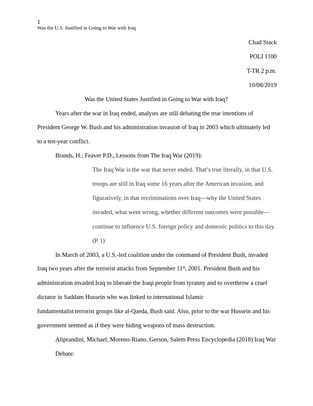 Chad Stack Was U.S. justified in going to war with Iraq.docx_du4xpyxri9j_page1