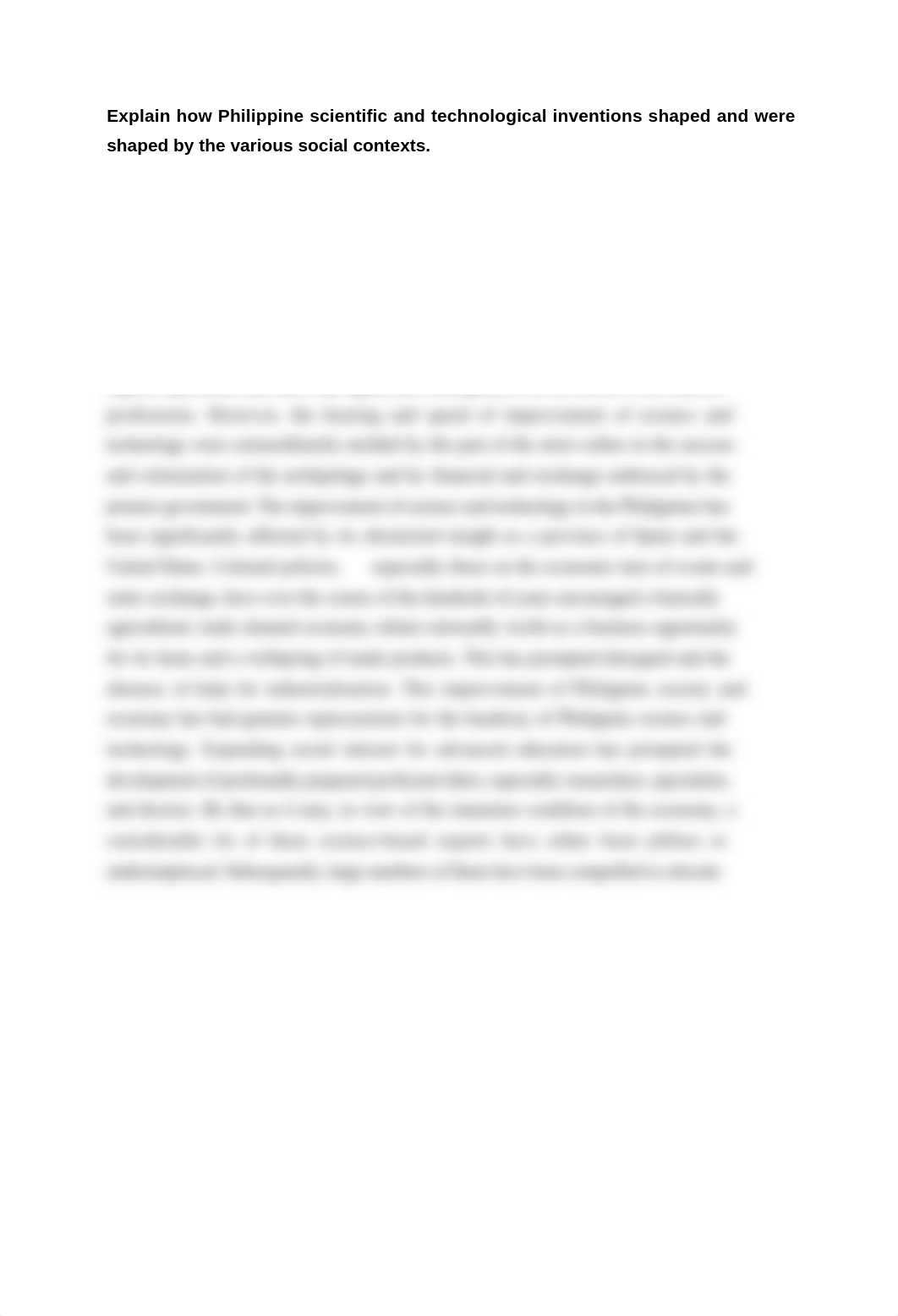 Explain how Philippine scientific and technological inventions shaped and were shaped by the various_du52s9jp47x_page1