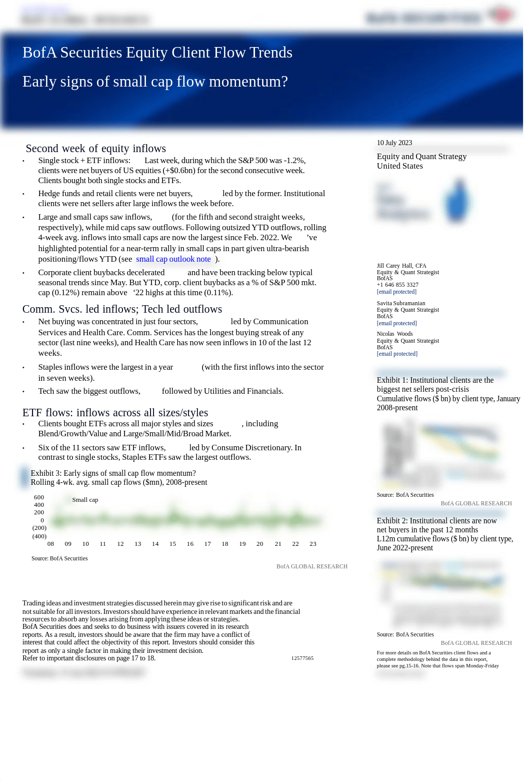 BofA Securities Equity Client Flow Trends.pdf_du5n3aonlmm_page1