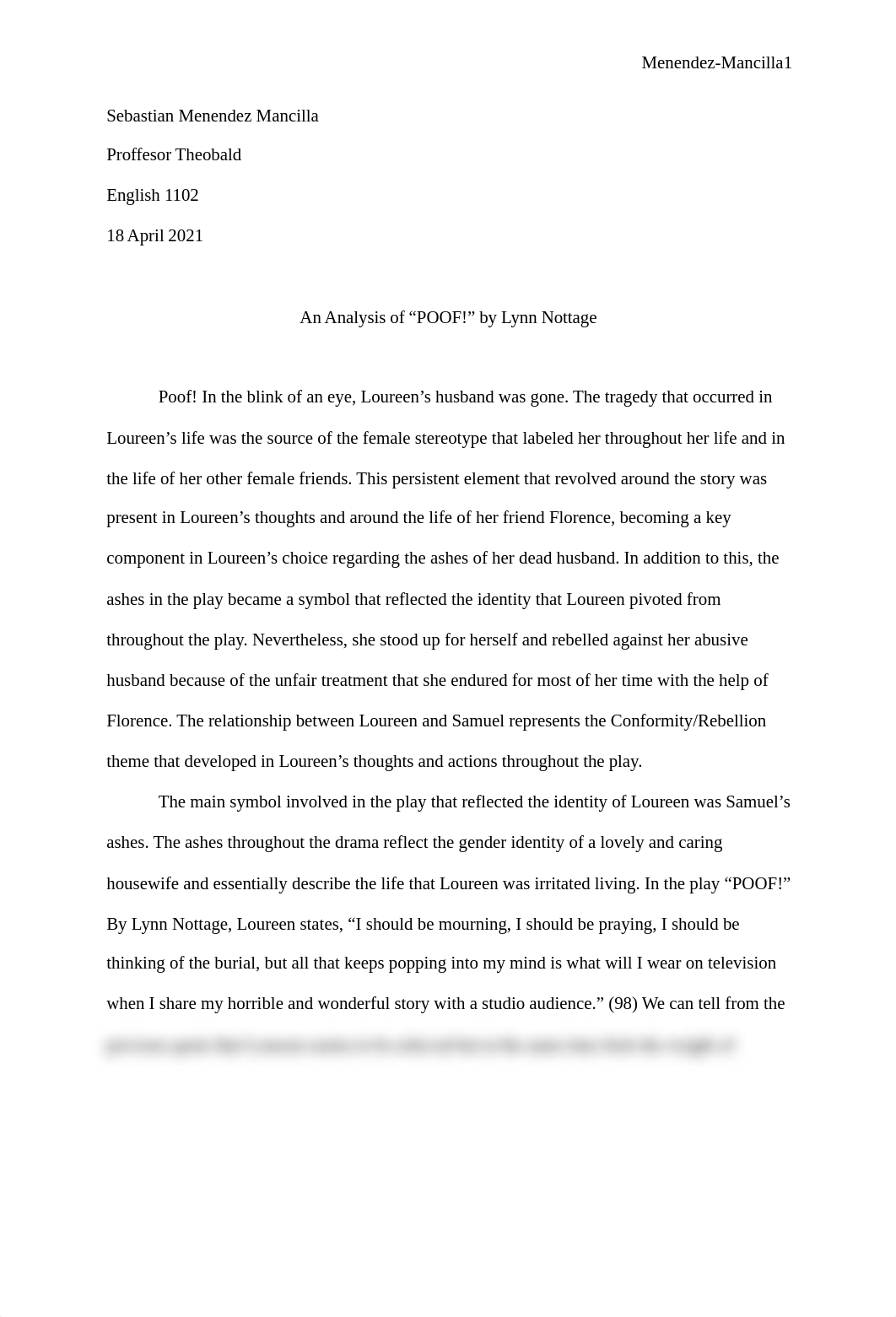 Unit 4 Essay_ Analysis of a Drama - Sebastian Menendez Mancilla.docx_du5wazb2th3_page1