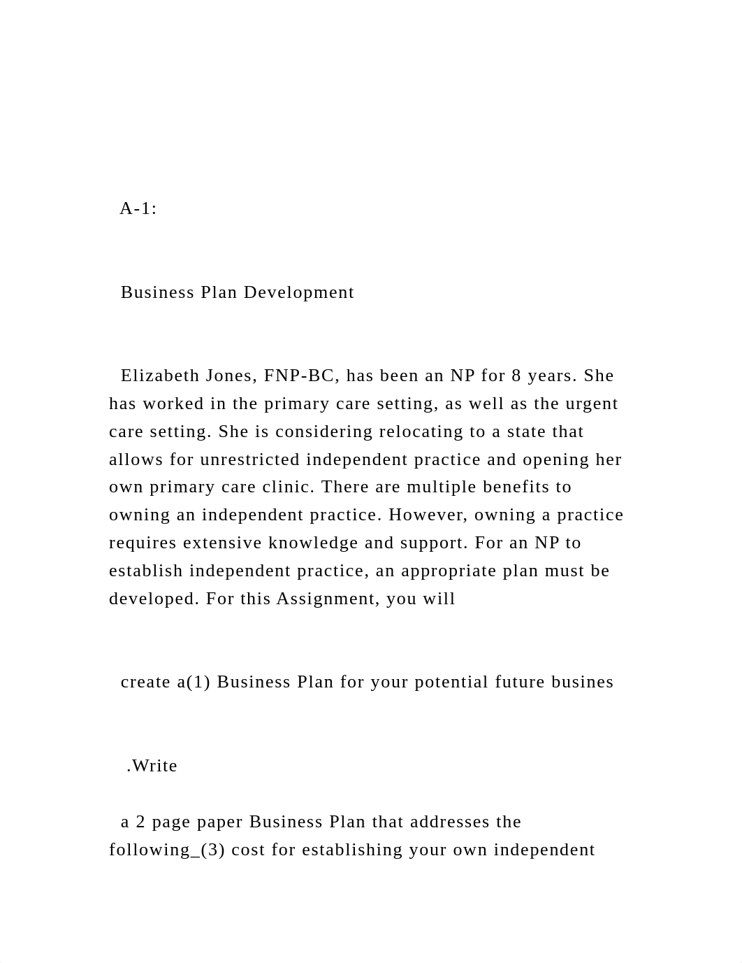 A-1    Business Plan Development   Elizabeth Jones, .docx_du61emvueb7_page2