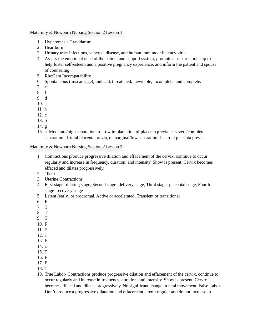 Maternity & Newborn Nursing Section 2.docx_du62z1sll0z_page1