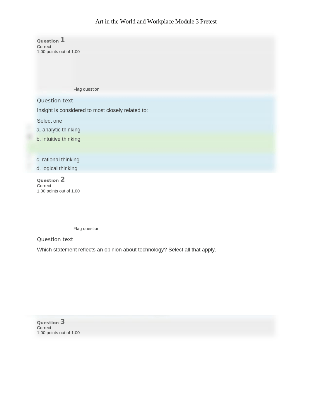 Art in the World and Workplace Module 3 Pretest.docx_du6881zesar_page1