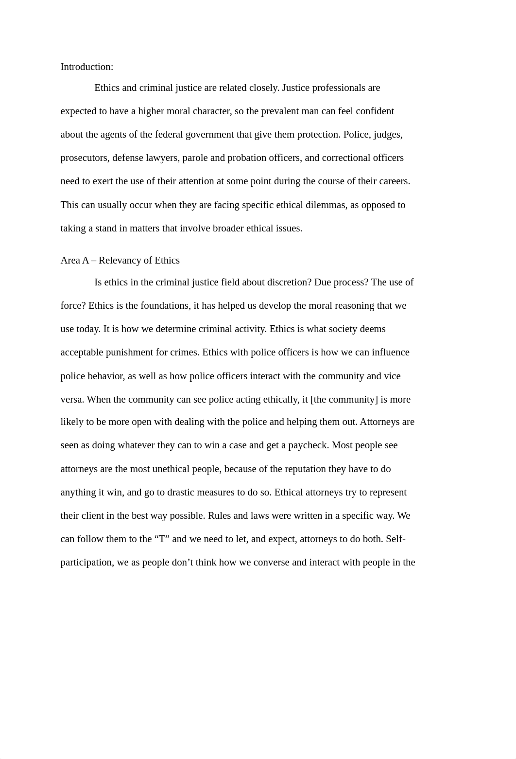 Importance of Ethics in Criminal Justice - Assignment 1.docx_du6dbzf1ugb_page2