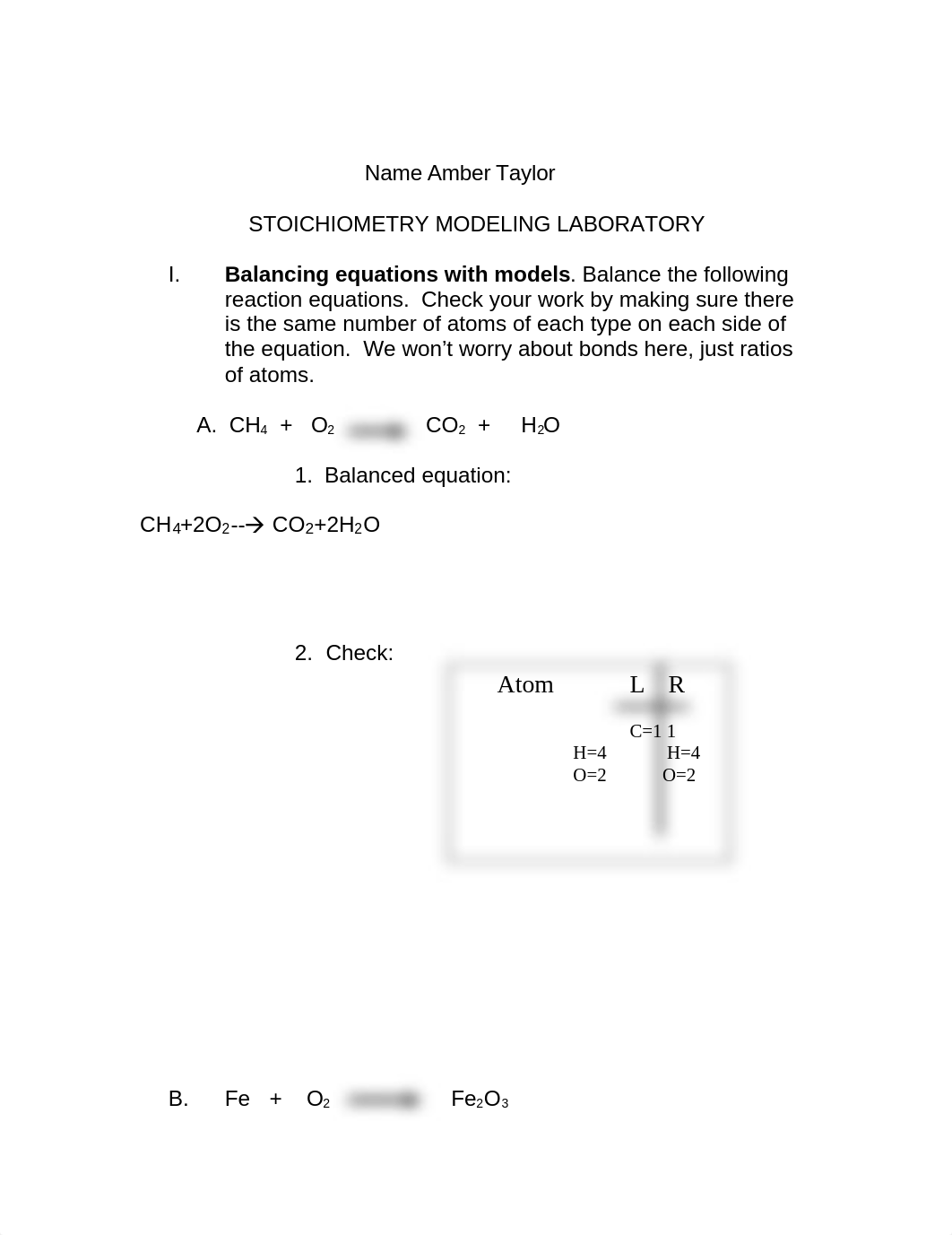 Stoichiometry Modelling Laboratory Amber Taylor Chemistry_du6e5na6axn_page1