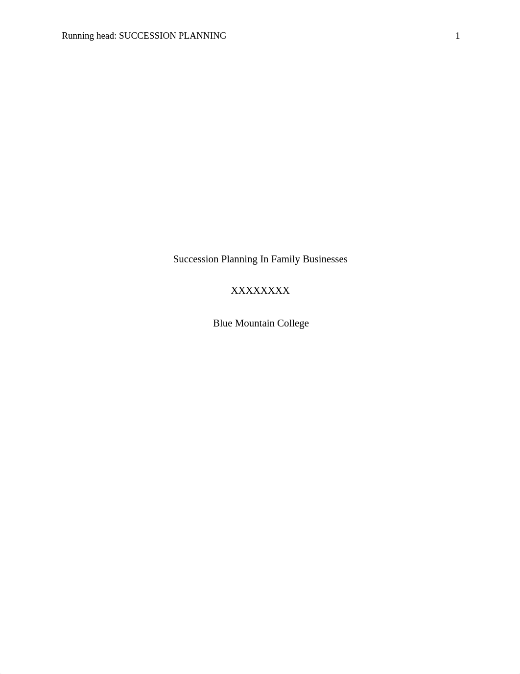 Sample Research Paper _ Succession Planning in Family Businesses.docx_du6kreurdnf_page1