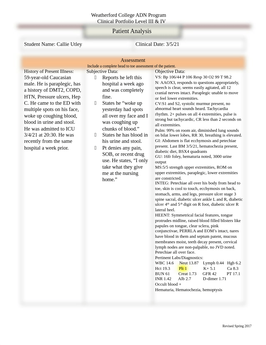 Level 4 portfolio Thrombocytopenia.docx_du6m4njz22r_page1