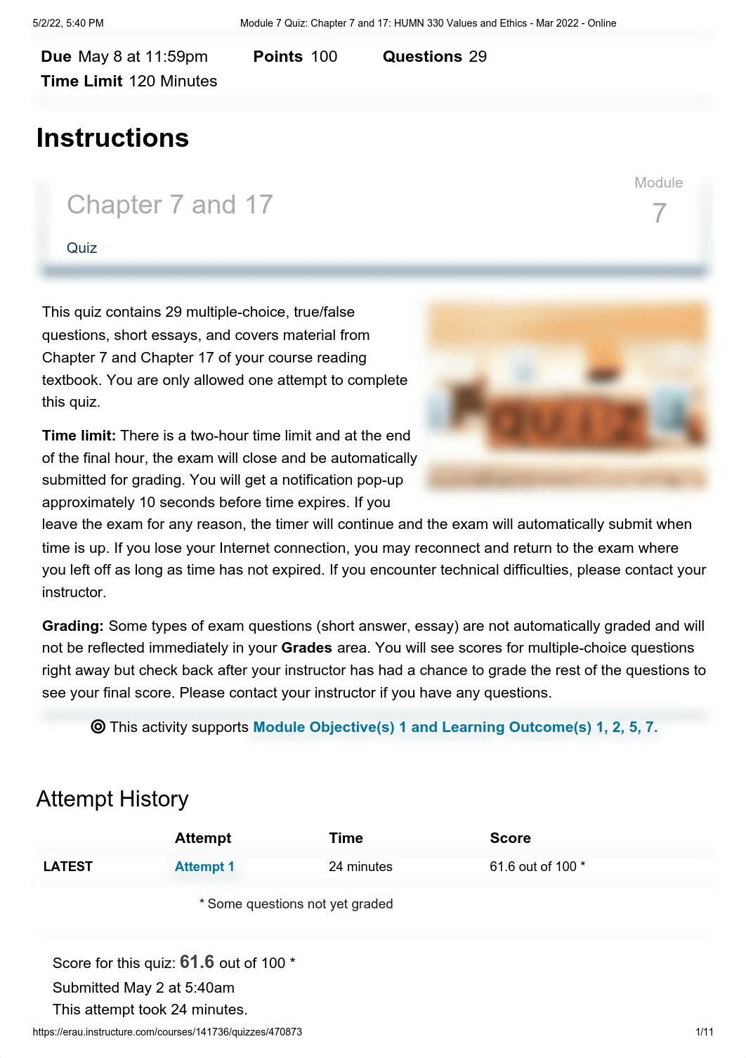 Module 7 Quiz_ Chapter 7 and 17_ HUMN 330 Values and Ethics - Mar 2022 - Online.pdf_du6o3oikahl_page1