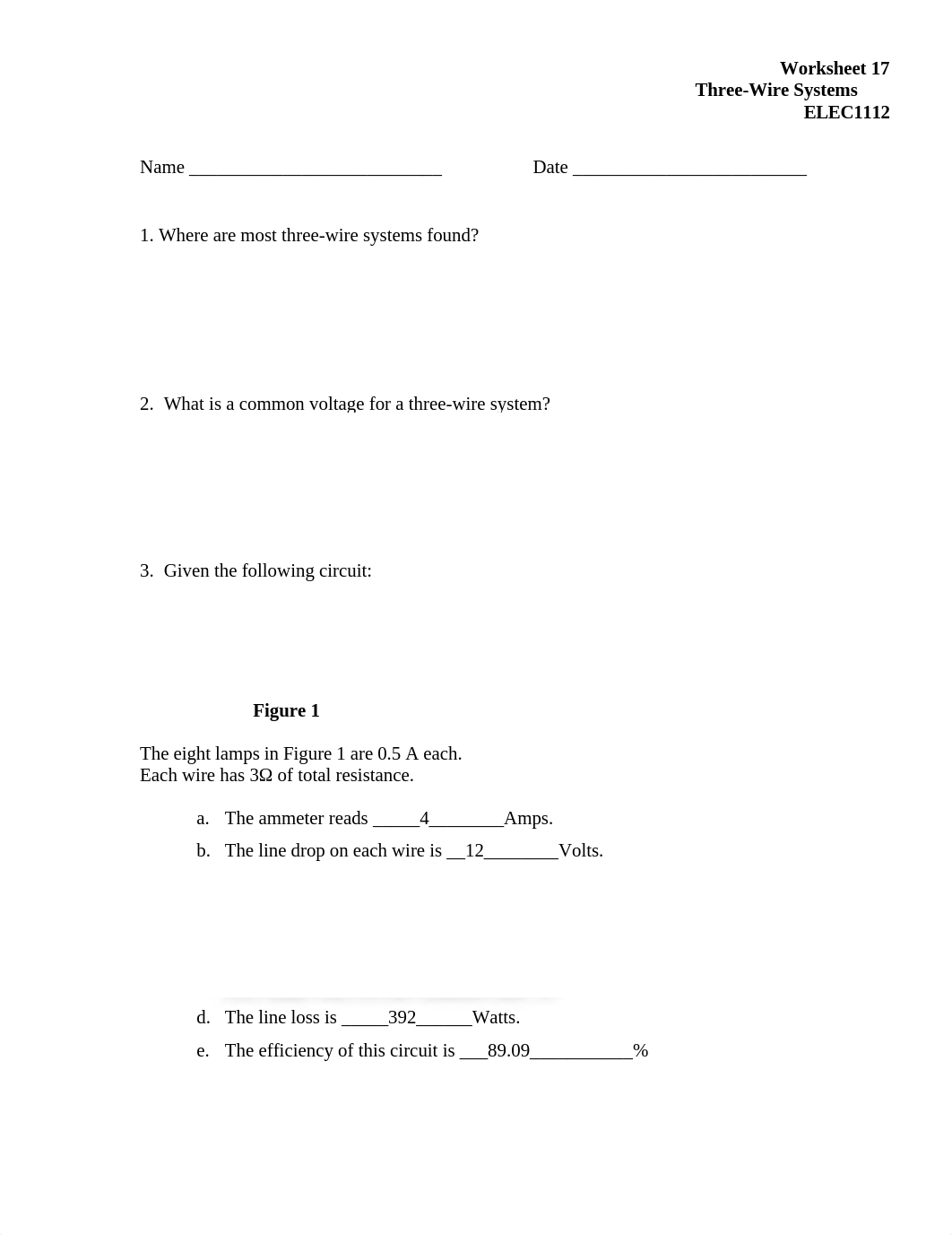 ELEC1112_Worksheet 17- Three-wire Systems (3).docx_du6wo3fa1t2_page1