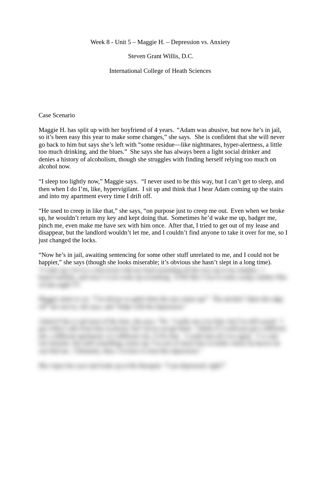 Week 8 - Unit 5 - Maggie H. - Depression vs. Anxiety.docx_du71b1usnjj_page1