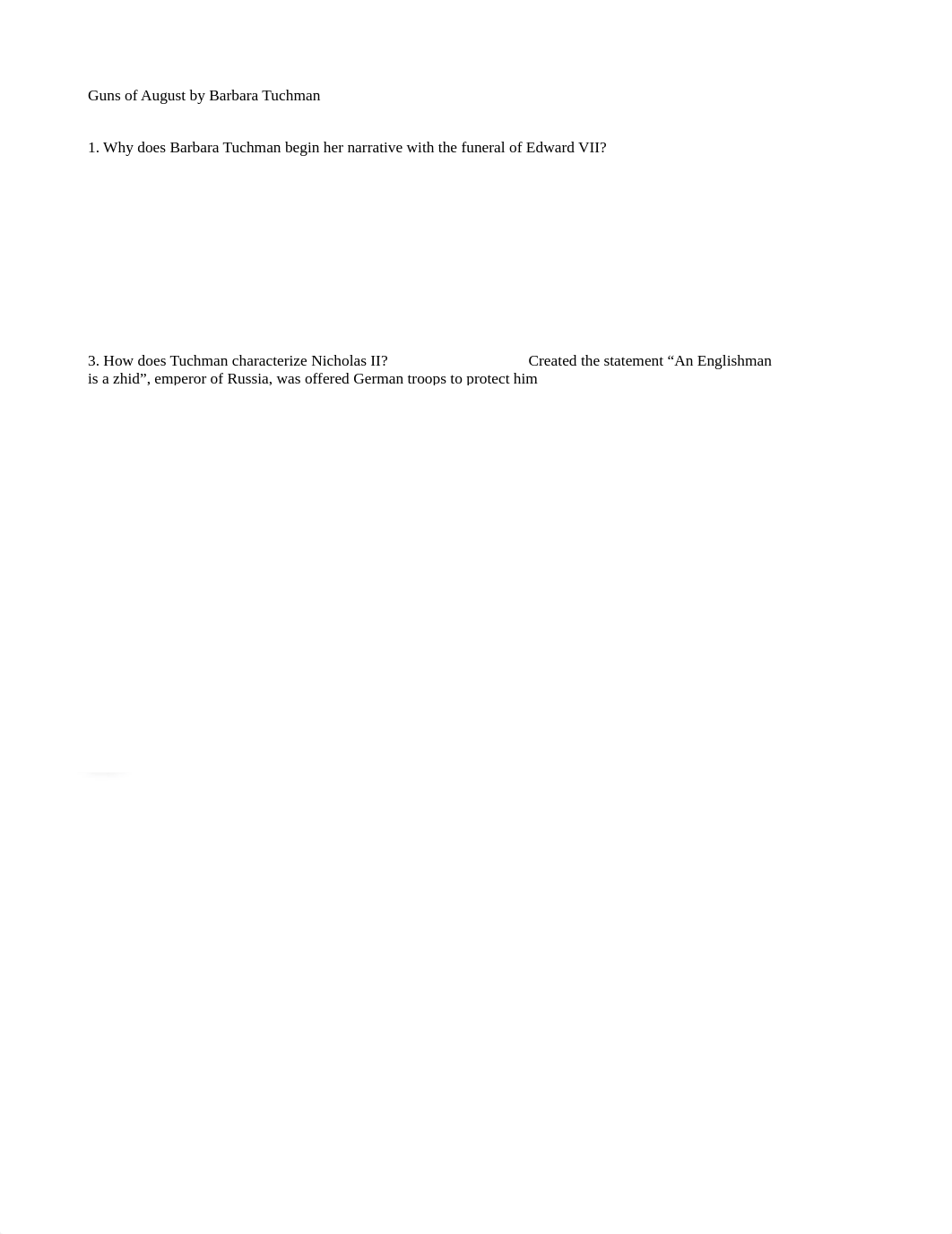 April Nguyen - Guns of August Reading Questions for Funeral.txt_du75a52gqvx_page1