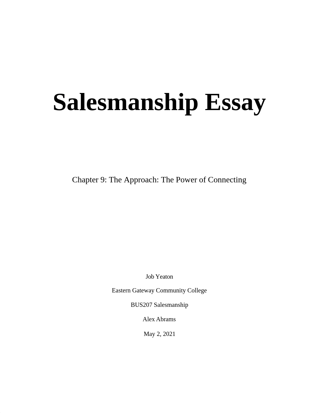 Salemanship Essay 9 JYeaton.docx_du7e1kpem5b_page1