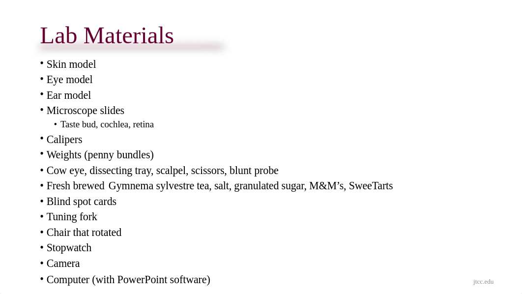 Bio 142 Lab Chapter 16 Senses.pptx_du7iqpjq83e_page2