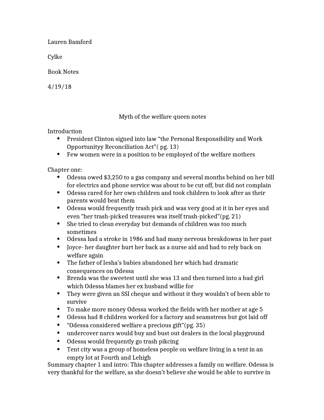 Myth of the welfare queen notes.docx_du7s7a1xeaz_page1