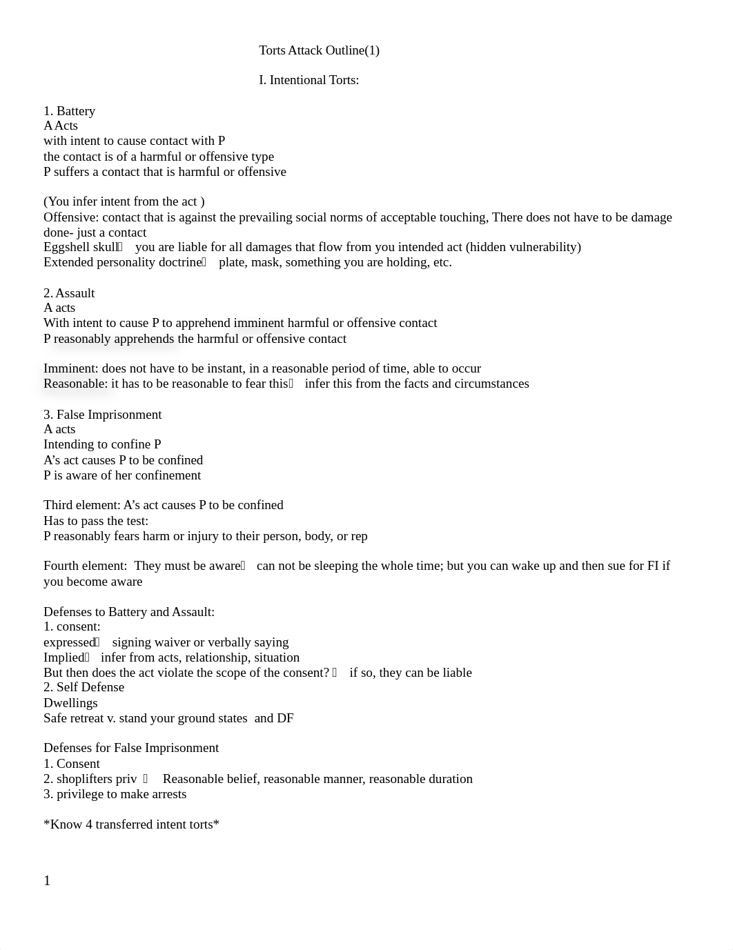 Torts Attack Outline.docx_du84aosmtv9_page1