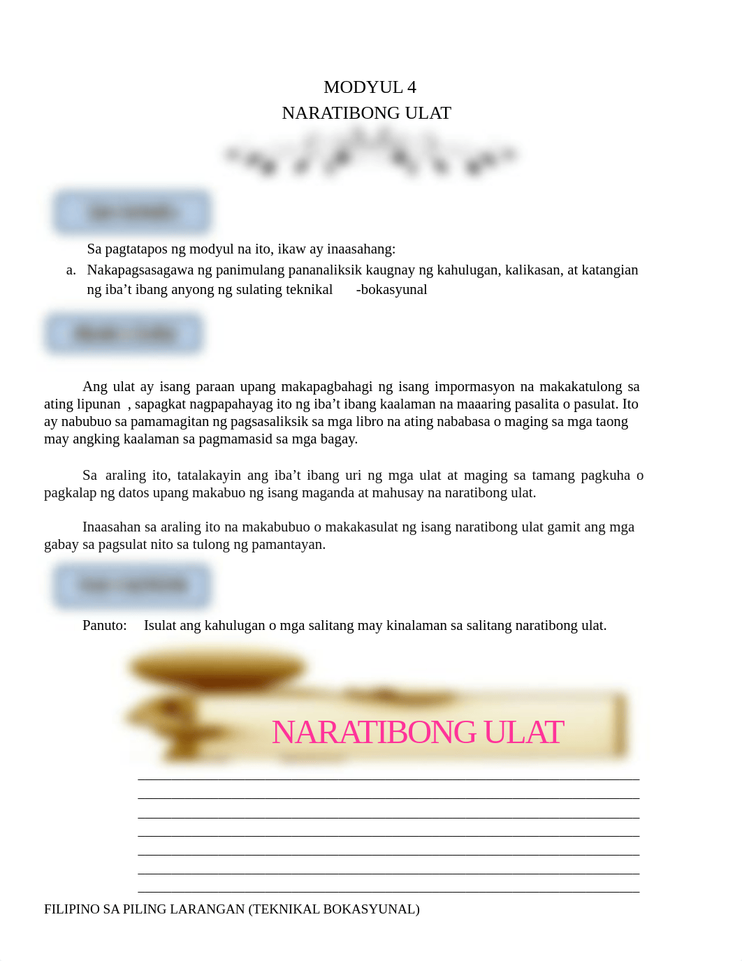 MODYUL-4-FILIPINO-SA-PILING-LARANGAN-TECH-VOC-NARATIBONG-ULAT.pdf_du89039kn21_page2