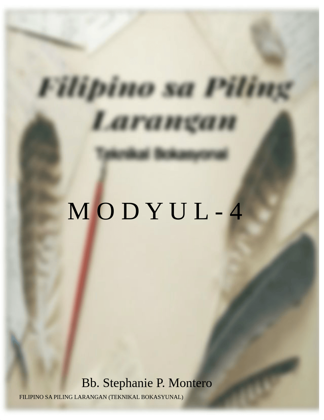 MODYUL-4-FILIPINO-SA-PILING-LARANGAN-TECH-VOC-NARATIBONG-ULAT.pdf_du89039kn21_page1