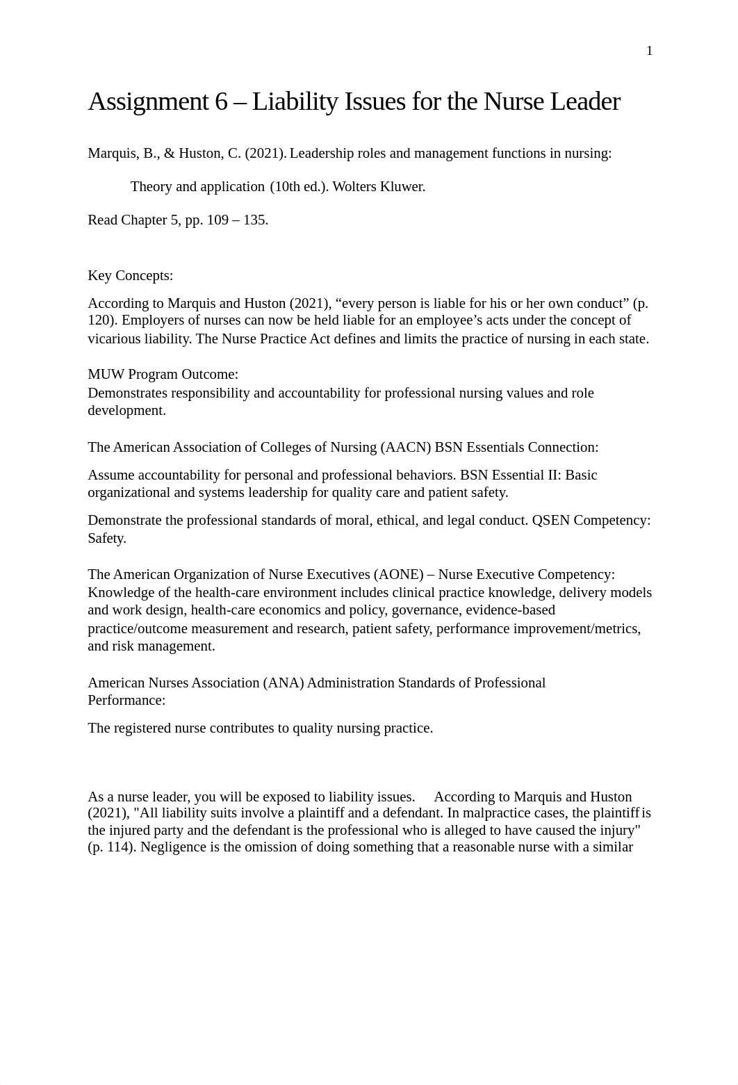 Assignment 6 Liability Issues for the Nurse Leader-1.docx_du8lgstjnbs_page1