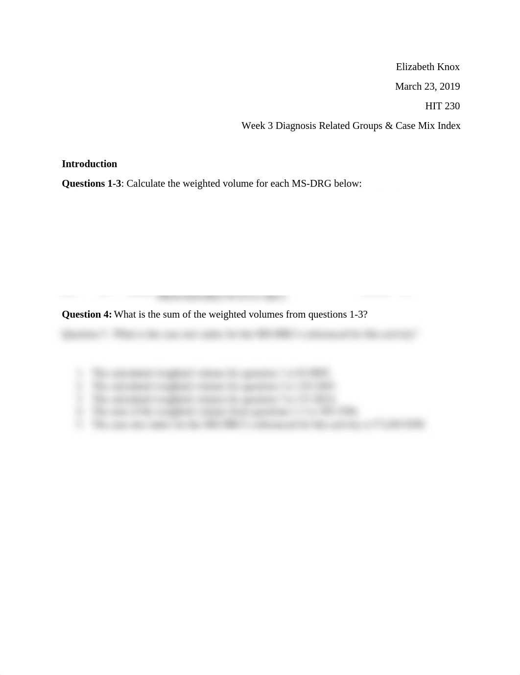 HIT 230 Week 3 Diagnosis Related Groups and Case Mix Index.docx_du8z53s158r_page1