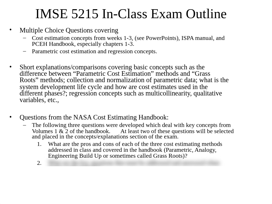 IMSE 5215 InClass Exam I Outline_Winter_2022.ppt_du8z6eneo4s_page1