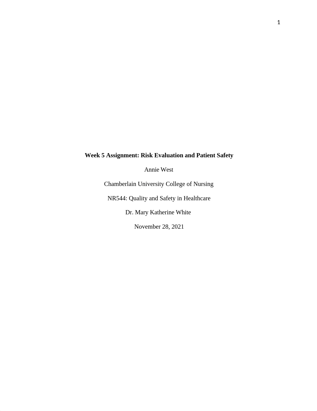 Week 5 Assignment Risk Evaluation and Patient Safety.docx_du911q0a8iq_page1