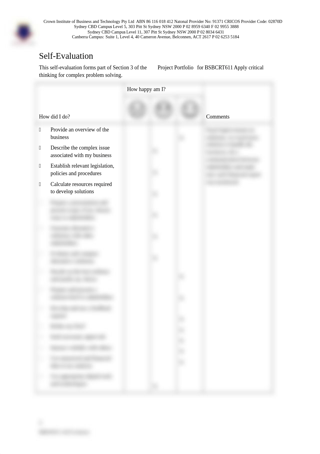 BSBCRT611 Self-evaluation.docx_du9408y0ez1_page1