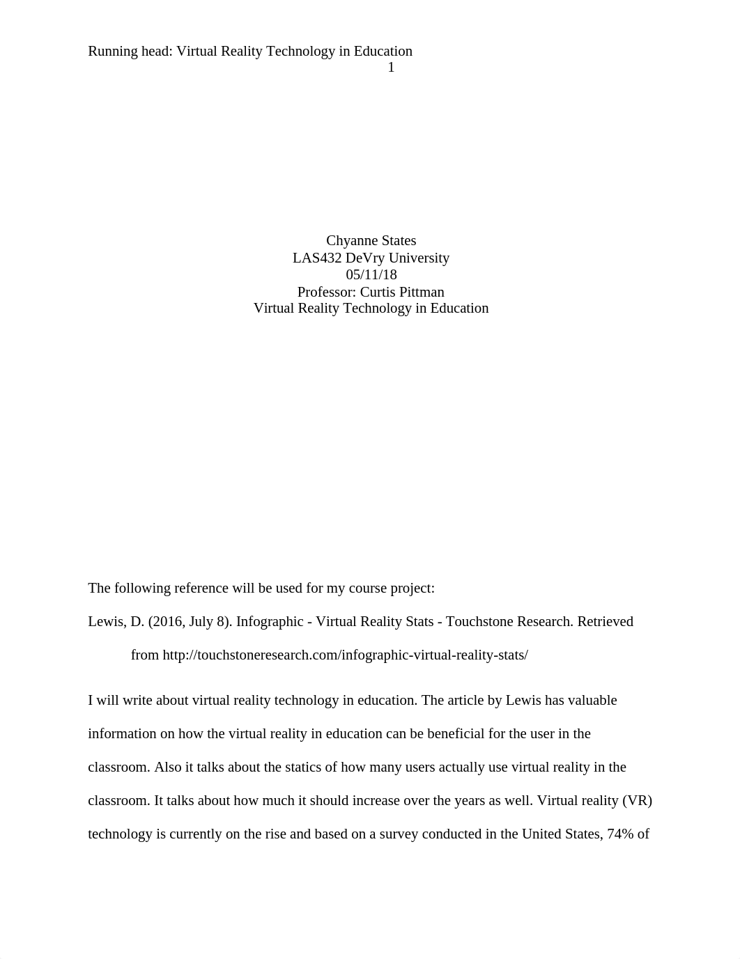 LAS 432 week 2 course project.docx_du9664k2xi3_page1