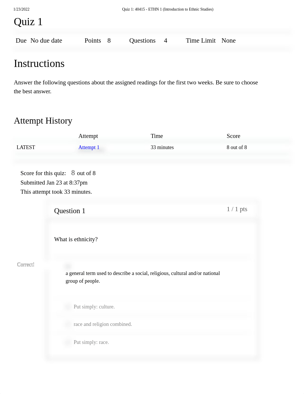 Quiz 1_ 40415 - ETHN 1 (Introduction to Ethnic Studies).pdf_du9egedkhzm_page1