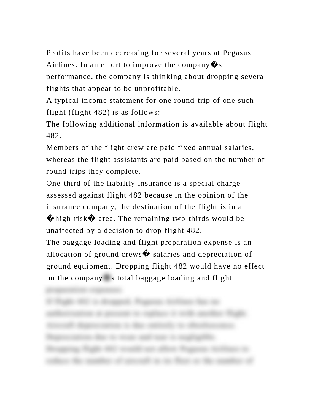 Profits have been decreasing for several years at Pegasus Airlines. .docx_du9fzpdw6sa_page2