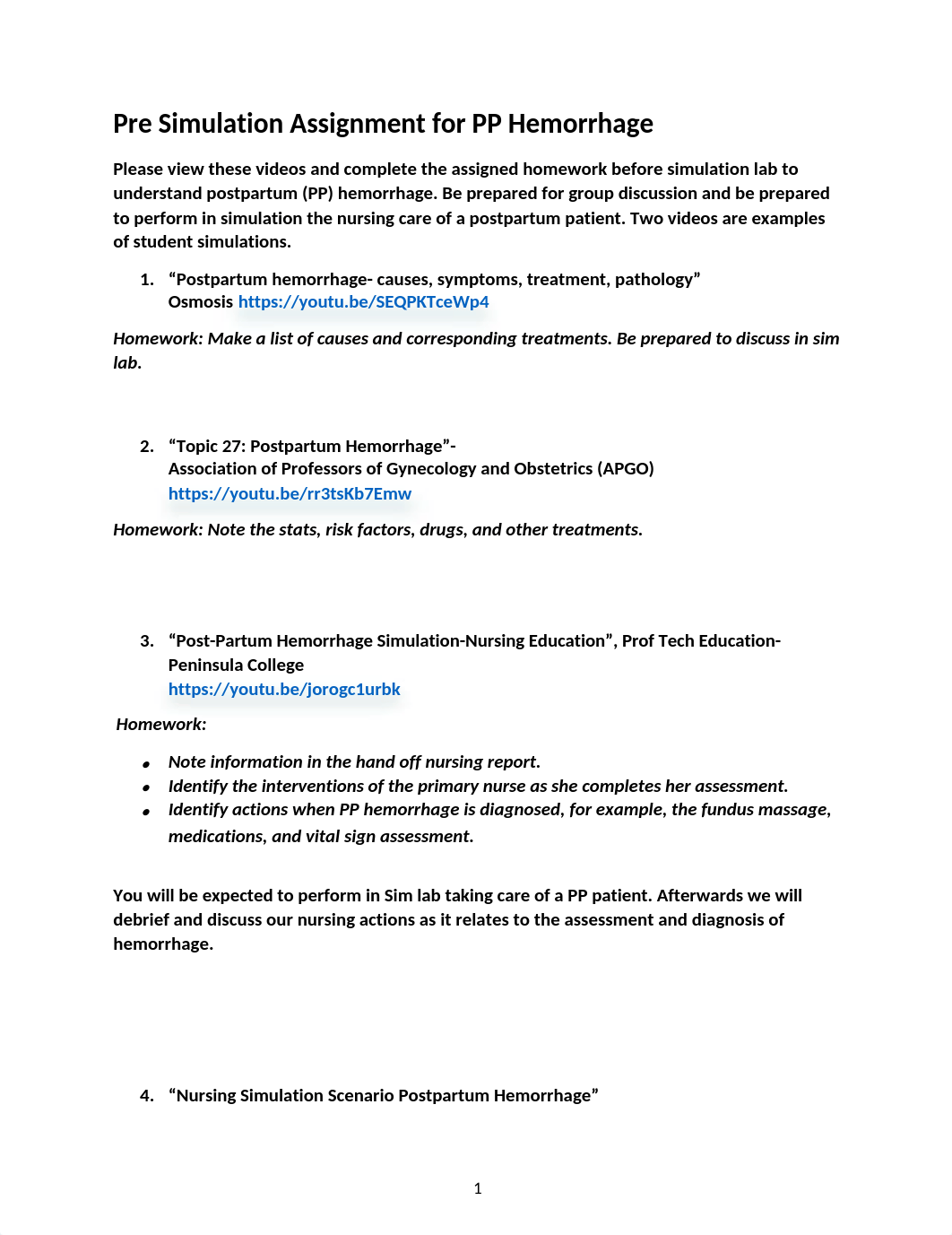 Pre Simulation Assignment for PP Hemorrhage.docx_du9gz05enb3_page1