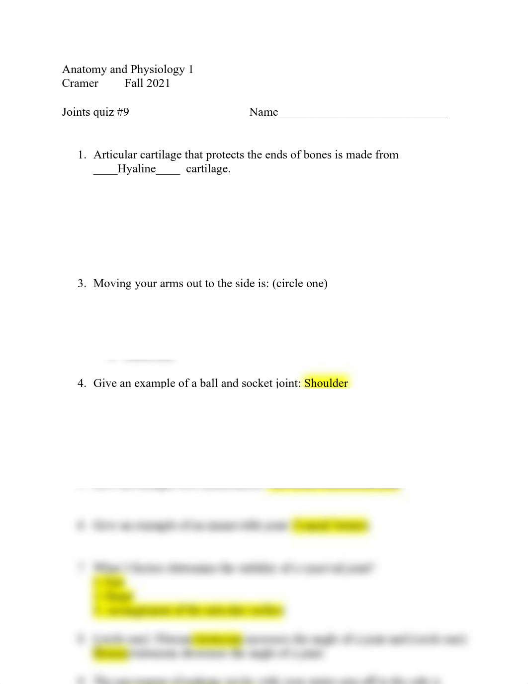 BI 231 Quiz #9 joints  Fall 2021.pdf_du9k2pgmrn2_page1