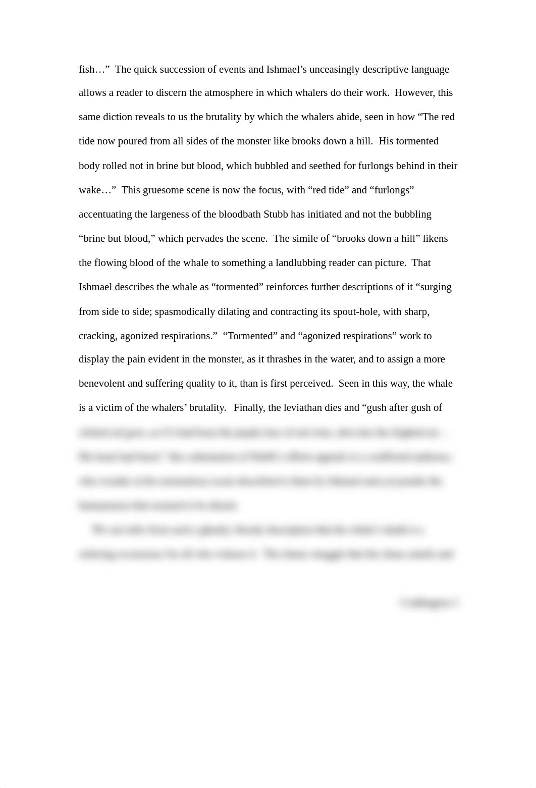 Comparative Essay Regarding an Organizing Idea Between the Chapters "Stubb Kills a Whale" and "The T_du9n7b5ifgf_page2