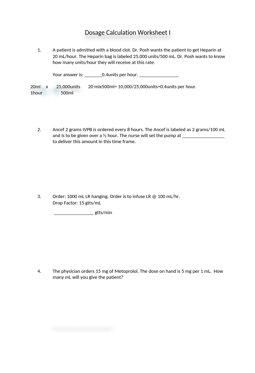 Dosage Calculation Worksheet I.docx_du9nq9up9rw_page1