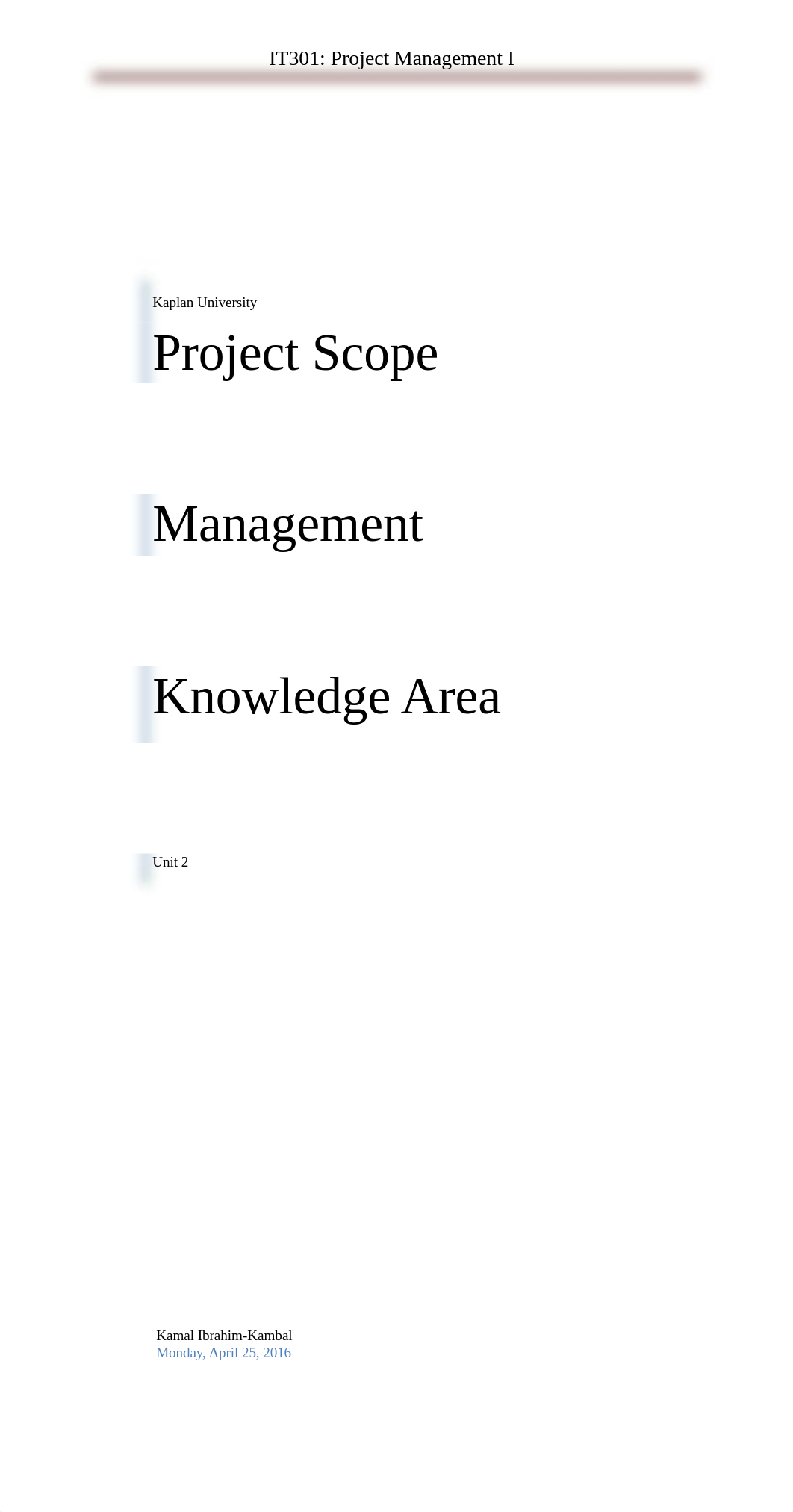 IT301 Unit 2 Project Scope Management Knowledge Area_du9x5diwary_page1